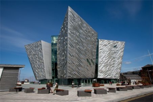 Image of the titanic centre Belfast